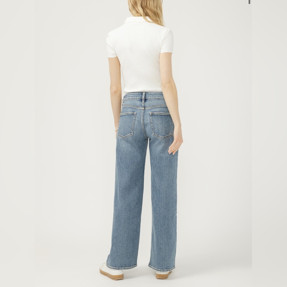 Silver Jeans Suki Mid Rise Wide Leg Jeans - - Picture 2 of 8